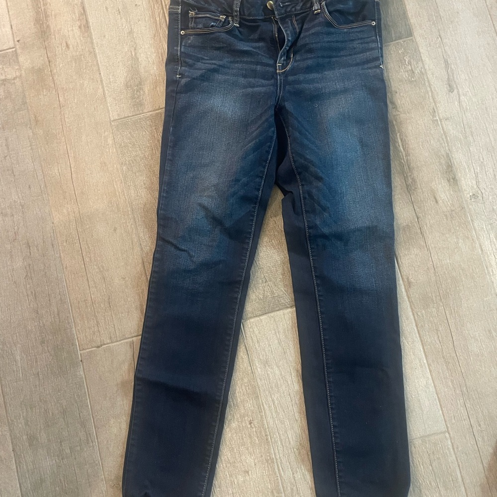 American Eagle Outfitters Dark Blue Skinny Jeans